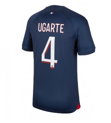 Paris Saint-Germain Manuel Ugarte #4 Replica Home Stadium Shirt 2023-24 Short Sleeve